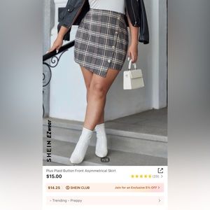 Plaid skirt